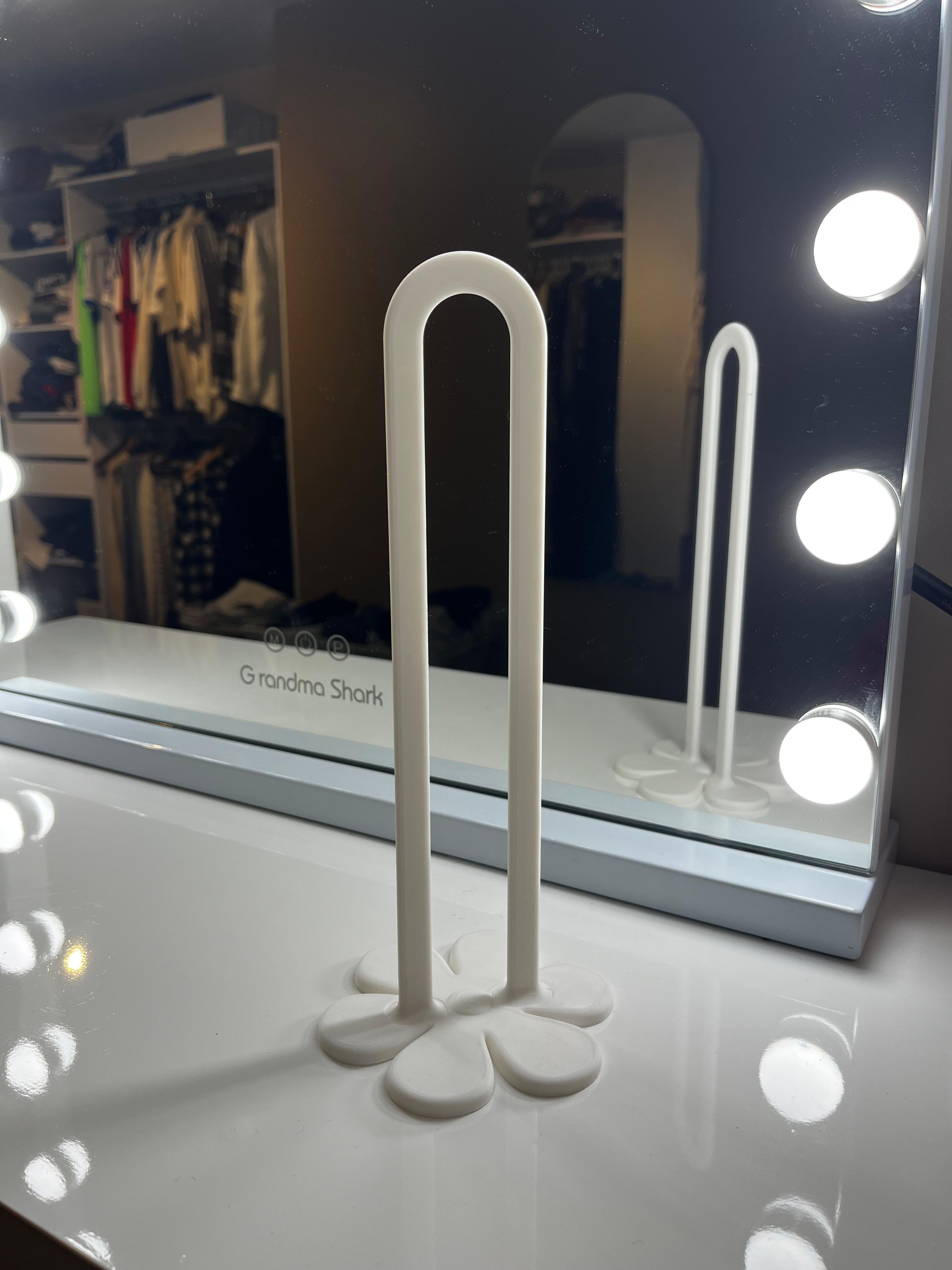 Rangement chouchous fleur