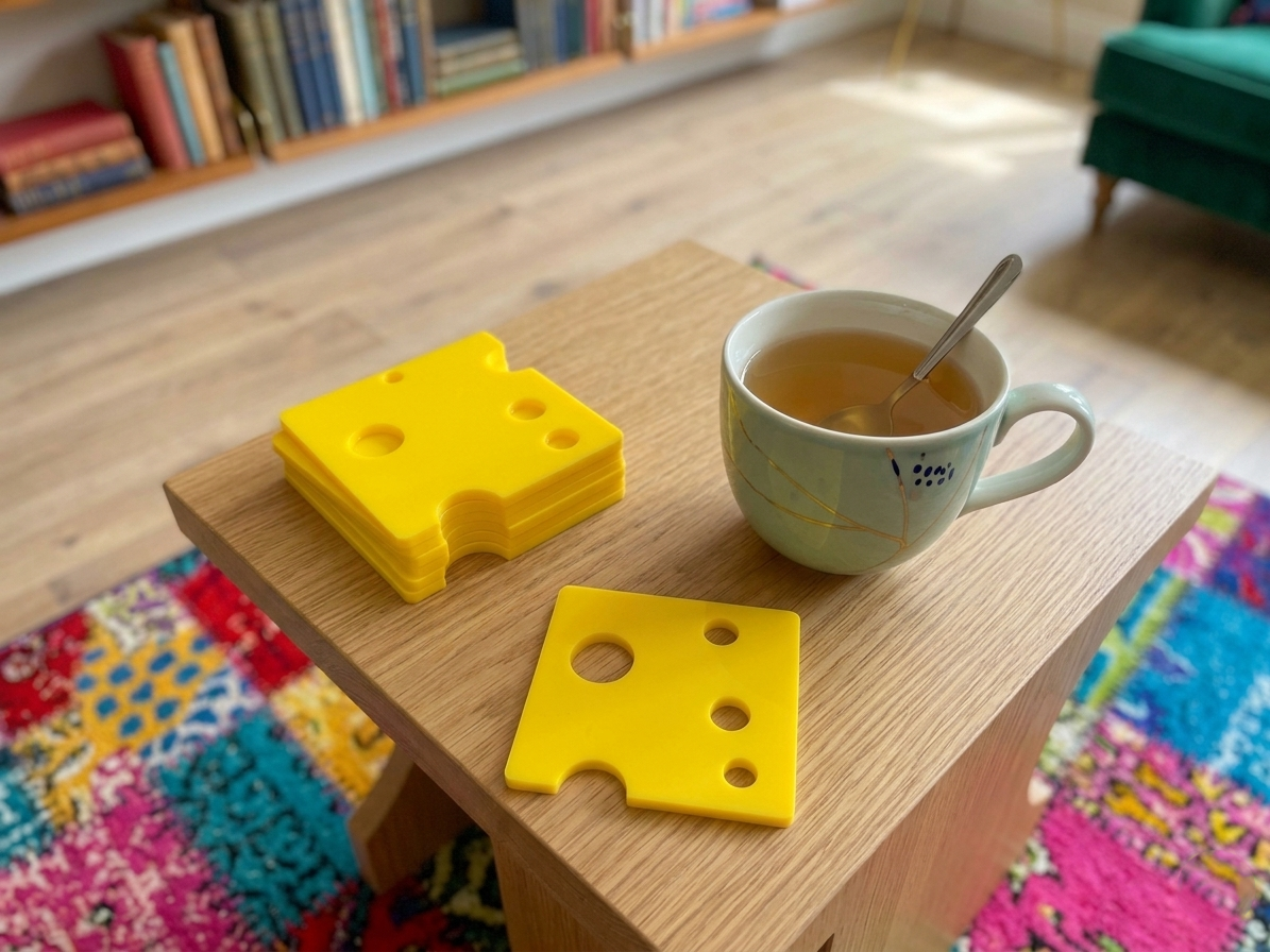 Set de 6 dessous de verre Fromage